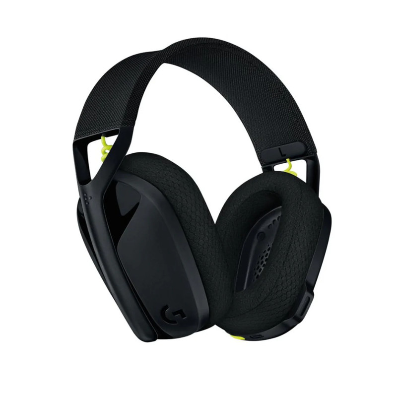 Logitech G435 Lightspeed Wireless Gaming Headset - Black/Neon Yellow - سماعة